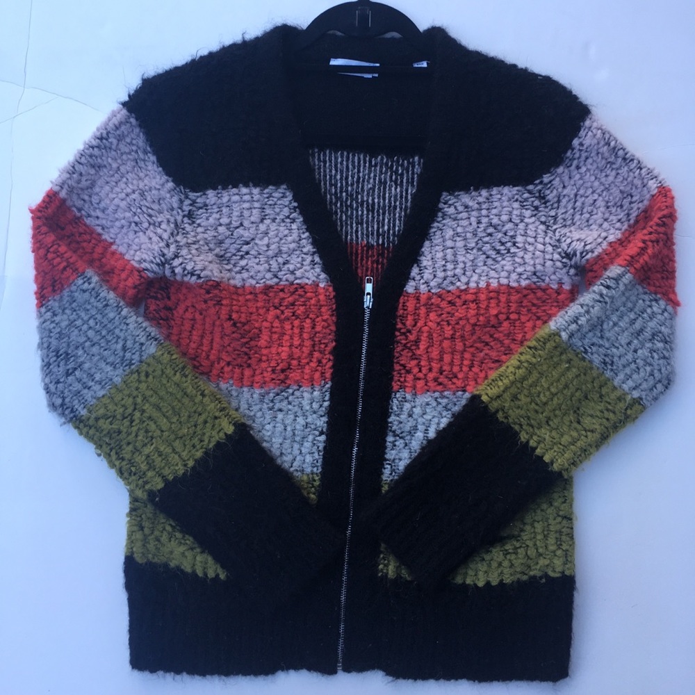 A.L.C. Jimmy zip front sweater